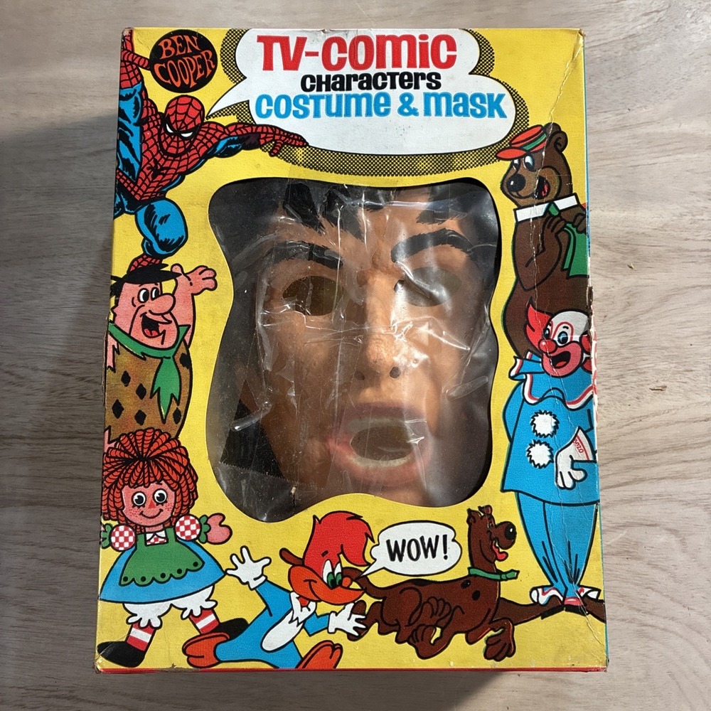 Vintage 1975 Ben Cooper‎ TV Comic Tarzan Costume And Mask Child L (12-14) Used